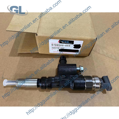 Iniettore comune diesel genuino 095000-6550 della ferrovia 095000-6551 23670-E0190 per il bus N04C di HINO