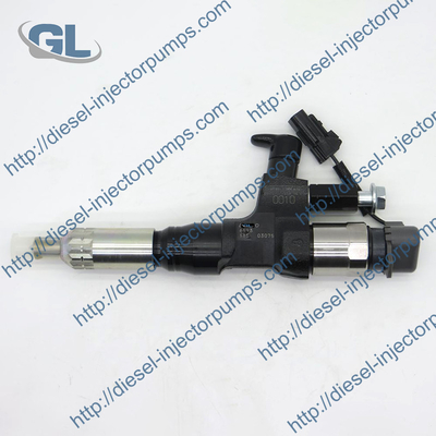 Iniettore comune diesel genuino 095000-6593 della ferrovia 9709500-659 23670-E0010 per HINO 500 J08E